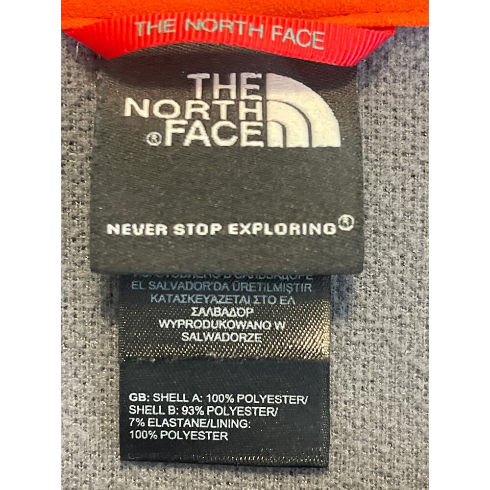 The North Face Canyonlands Half Zip Pullover Mens Size Large Grey Orange Pockets - Picture 4 of 7